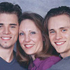 Richard and Jonathan with Mom